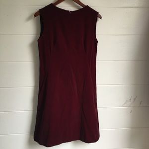 Vintage Red Velvet Dress